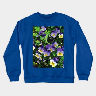 Pansies Crewneck Sweatshirt